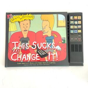 VTG MTV Beavis and Butt-Head This Sucks Change It! w/ Sound Remote Control WORKS